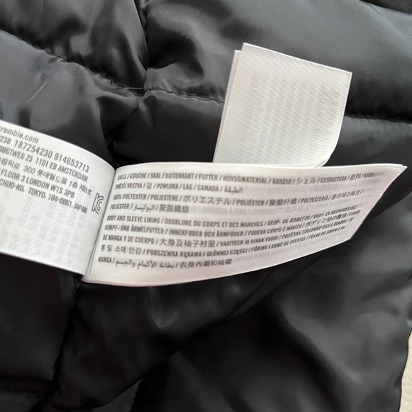 Abercrombie & Fitch Women’s Water/Wind Resistant Padded Winter Parka - Size M - Picture 15 of 15